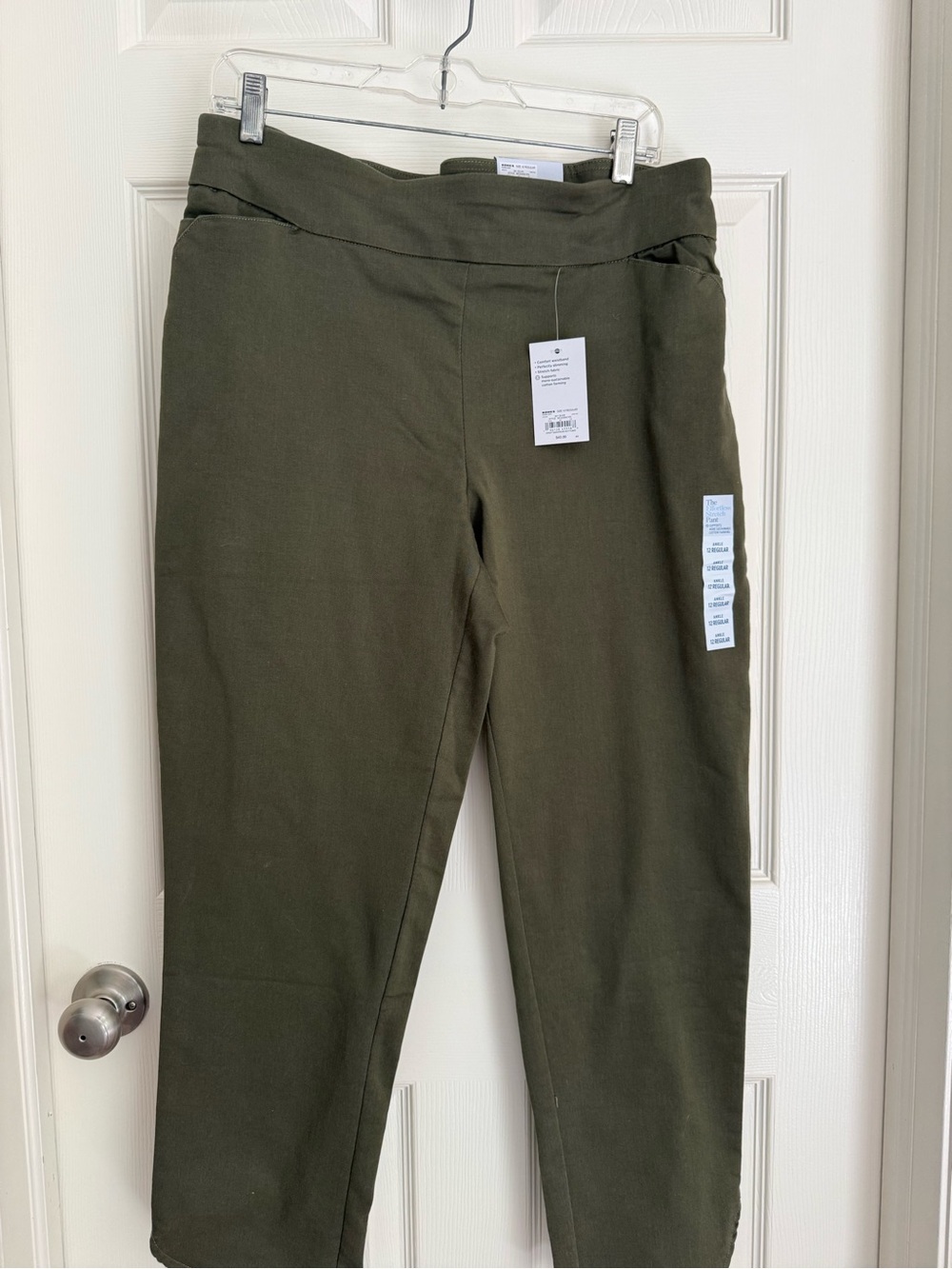 croft & barrow Olive Green Pull-On Knit Girls Pants